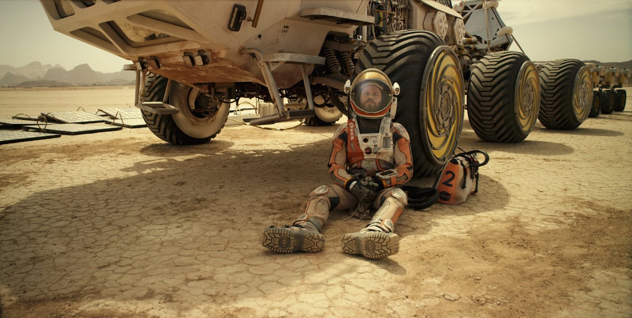 Nada de Marte nas filmagens, que foram na Jordânia, Hungria e EUA. Foto: © 2015 - Twentieth Century Fox Film Corporation