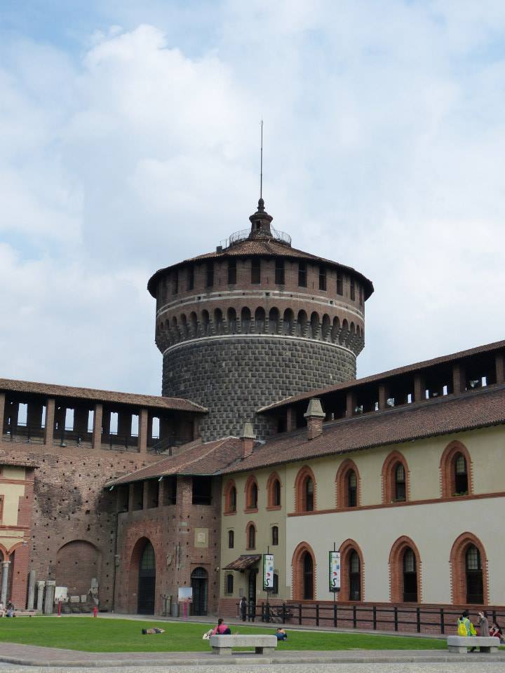 Italy: Sforzesco Castle in Milan