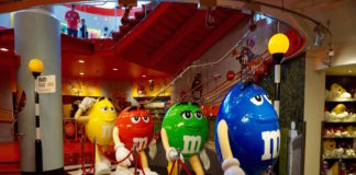 M&M World de Londres: la tienda de golosinas más grande del mundo