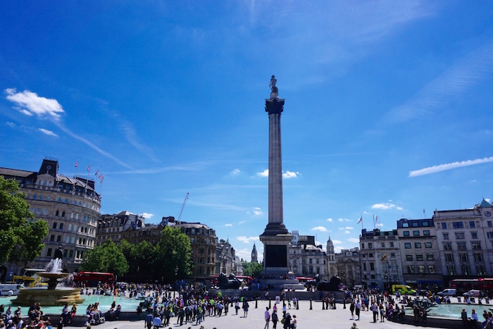 Trafalgar Square: a principal praça de Londres