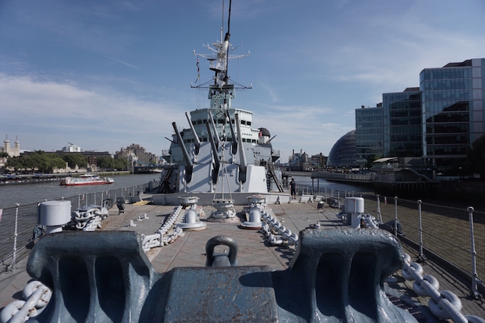 HMS Belfast: navio de guerra ancorado em Londres
