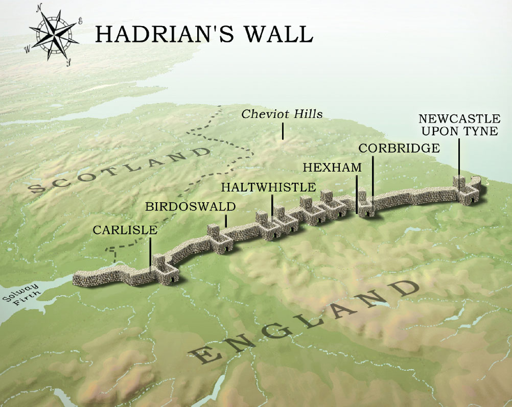 Carlisle: Cidade na trilha da Muralha de Adriano na Inglaterra