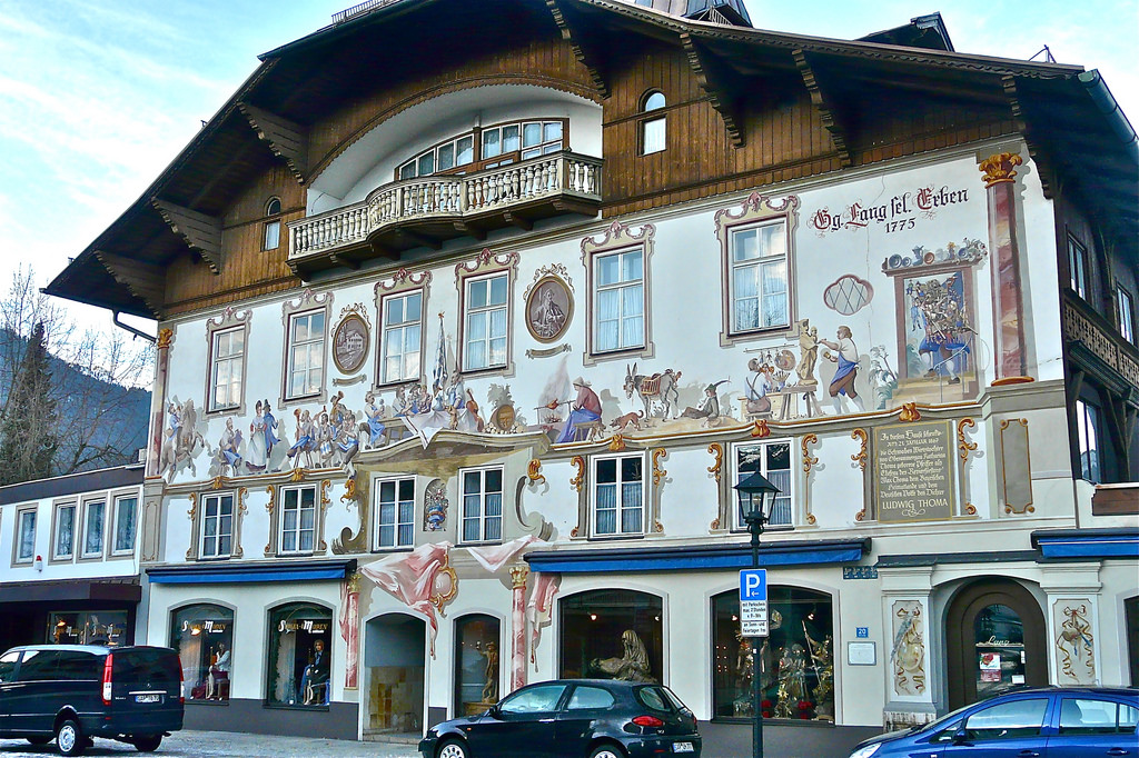 Oberammergau: Paixão de Cristo e casas alemãs decoradas