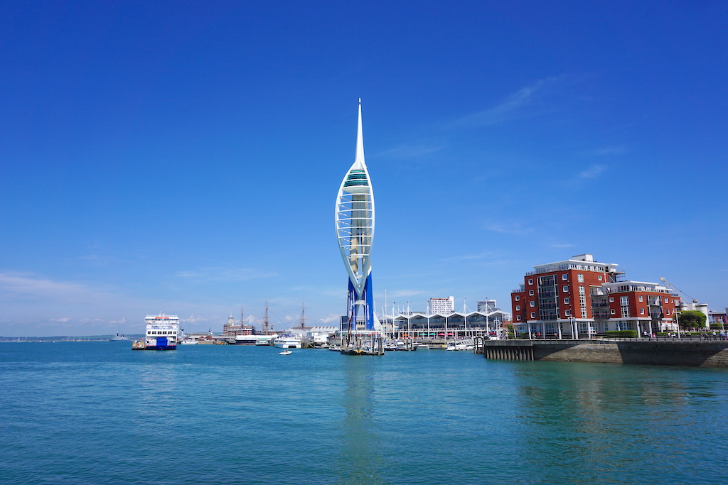 Inglaterra: Spinnaker Tower, o observatório de Portsmouth