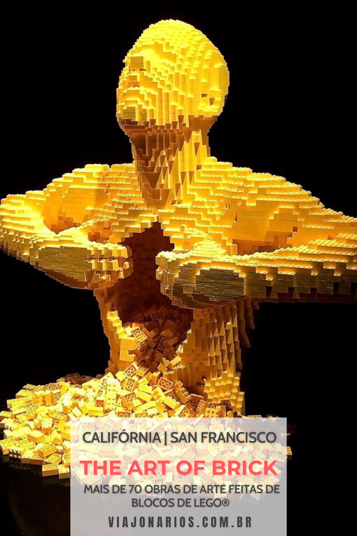 The Art of Brick: Exposição de Arte com blocos de LEGO® - Viajonários | https://viajonarios.com/the-art-of-brick/ | #viajonarios #california #sanfrancisco #sf #bayarea #sfbayarea #exposicao #lego #esculturas #obrasdearte