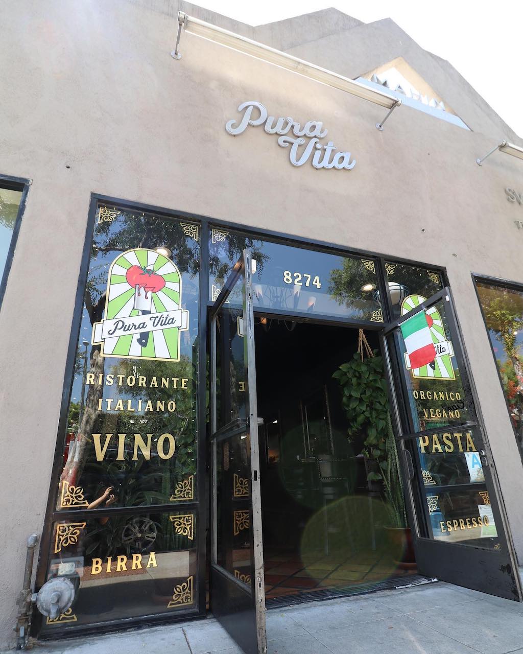 Pura Vita: restaurante italiano vegano em Los Angeles