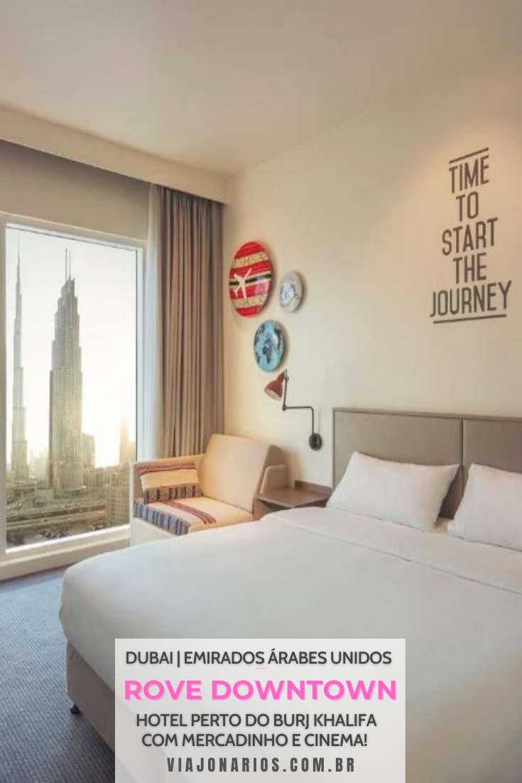 Rove Downtown: Hotel incrível perto do Burj Khalifa em Dubai - Viajonários | https://viajonarios.com/rove-downtown/ | #viajonarios #emiradosarabes #eau #uae #dubai #hospedagem #hotel #rovedowntown