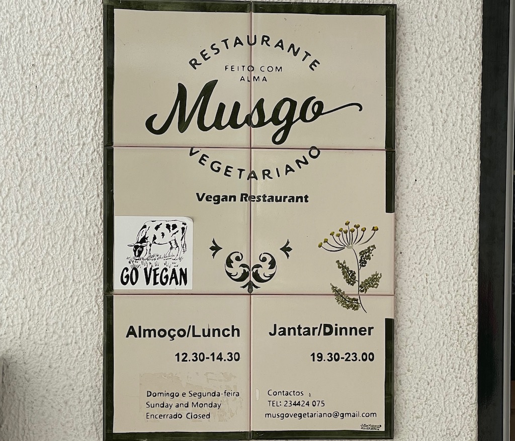 Restaurante Musgo: comida vegana caseira em Aveiro