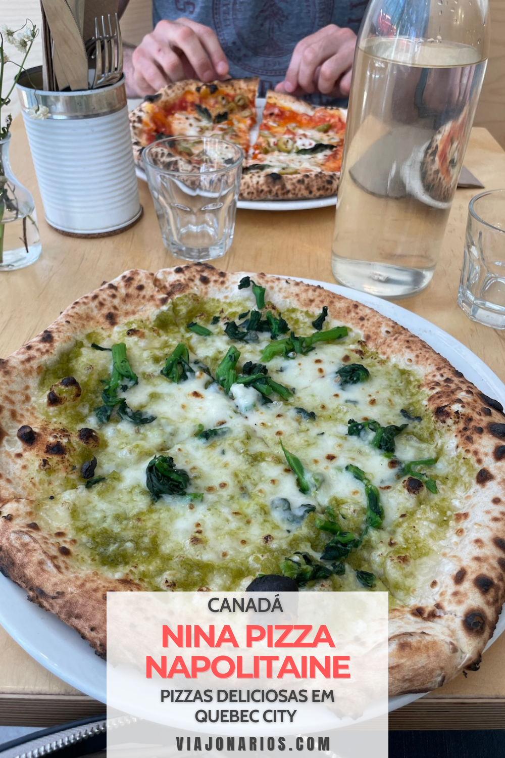 Nina Pizza Napolitaine: deliciosas pizzas en la ciudad de Quebec | https://viajonarios.com/nina-pizza-napolitaine/ | #viajonarios #pizza #quebec #quebeccity #pizzeria #ninapizza #comida #gastronomía #veganfriendly #restaurant #pizzeria 